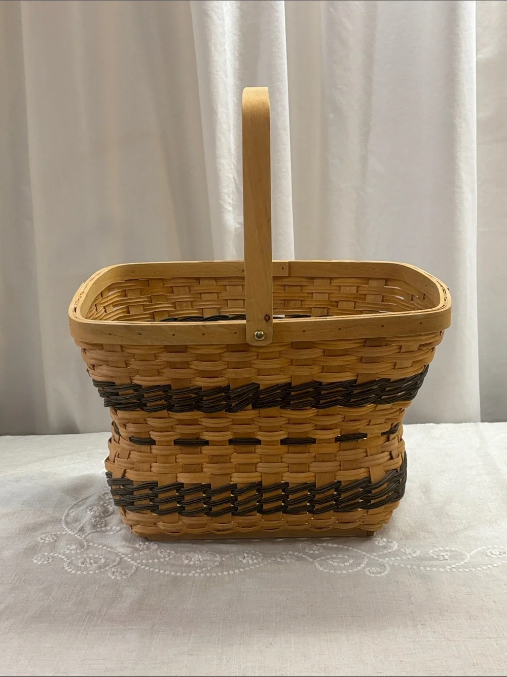 Wicker Basket with Handle